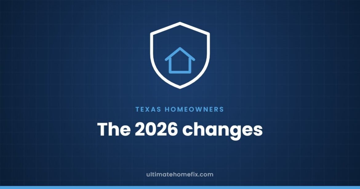 Shield with a house: changes for Texas homeowners in 2026